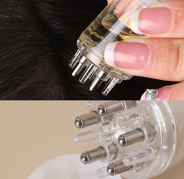 Mini Oil Scalp Applicator, Portable Scalp Treatment Oil Bottle, Mini Oil Massager Comb Mini Oil Scalp Applicator, Portable Scalp Treatment Oil Bottle, Mini Oil Massager Comb